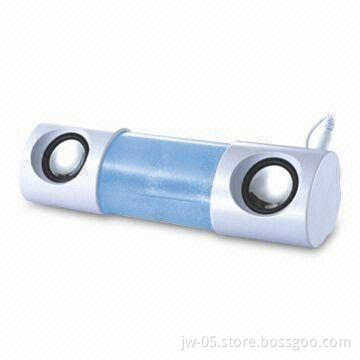 3-color Flash Mini Portable Speakers, Customized Colors and Logos are Accepted